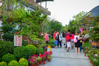 除了一般園藝行，還有園藝資材行，販售各式各樣的培養土、花器、肥料、植栽道具等，同樣地一應俱全。