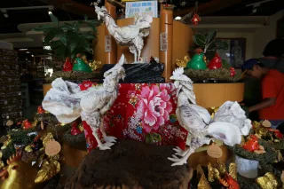 以黑面琵鷺、白鷺鷥、高蹺鴴鳥、貓頭鷹等為創作題材，為激發人們對生態保育的重視，不斷的研發創新，是蚵藝協會生命的泉源，期望藉由我們的發展促使更多人對環保和生態保育的參與關懷，讓台灣的海濱更美麗，天空更清新資料來源：王功蚵藝文化館。