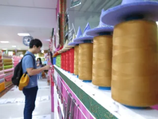 緞帶王觀光工廠-眾多緞帶