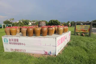 戶外則是大片休憩綠地，為假日最佳展演場所，區內栽種葡萄教學示範區，提供戶外教學及生態導覽體驗。(禁止酒駕，未滿18歲禁止飲酒)