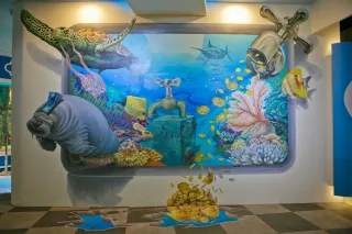 海洋3D彩繪