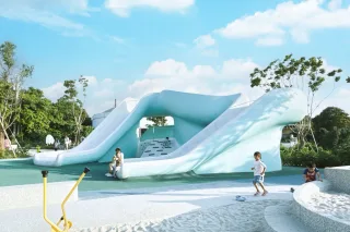 八卦山天空遊戲場｜在雲朵上玩耍的全齡新樂園