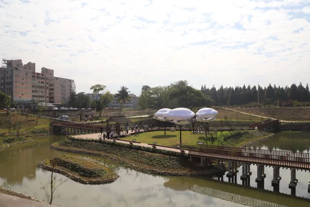 斗六後庄埤親水公園(天空之島光環境)