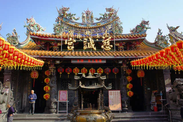 士林慈諴宮建築全景_攝影/許宜容
