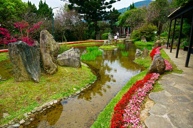陽明山公園流水造景_許宜容攝