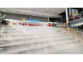 阿里山下雲海乾冰瀑布