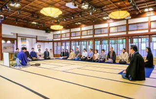 8.於大廣間舉行之日本裏千家茶道